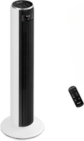 Levoit 20 dB zeer stille torenventilator met afstandsbediening, 7,9 m/s ventilator met DC-motor, 90° oscillerende torenventilator met slaapmodus