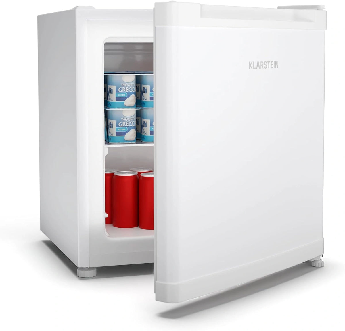Klarstein Irene Mini vriezer 31 L, Compacte koel/vriescombinatie, Instelbare temperatuur -24°C tot 10°C, Energiebesparend, Stil 38 dB, Tafelmodel
