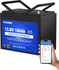 DC HOUSE Akku LiFePO4, 100 Ah, 12 V, Bluetooth