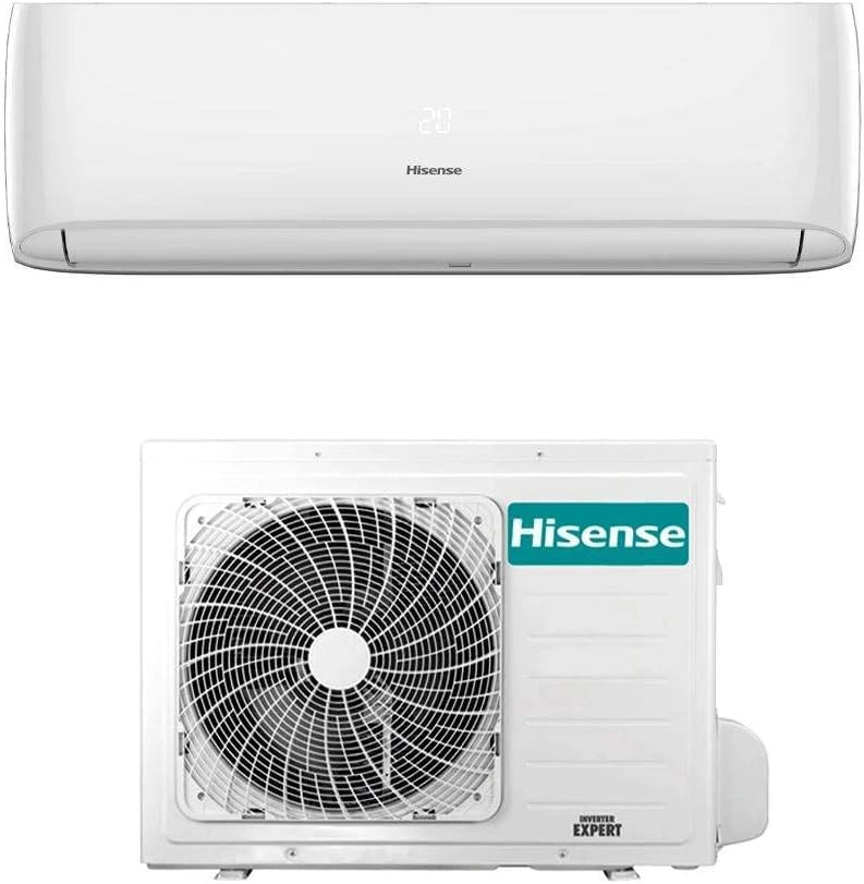 Hisense nieuwe Eco makkelijk 12000 TE35YD01 R-32 omvormer 2018 A++, zilver