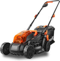 FUXTEC Accu Grasmaaier FX-E1RM20, 40V 2x20V Maaibreedte 33cm Wendbaar, zwart