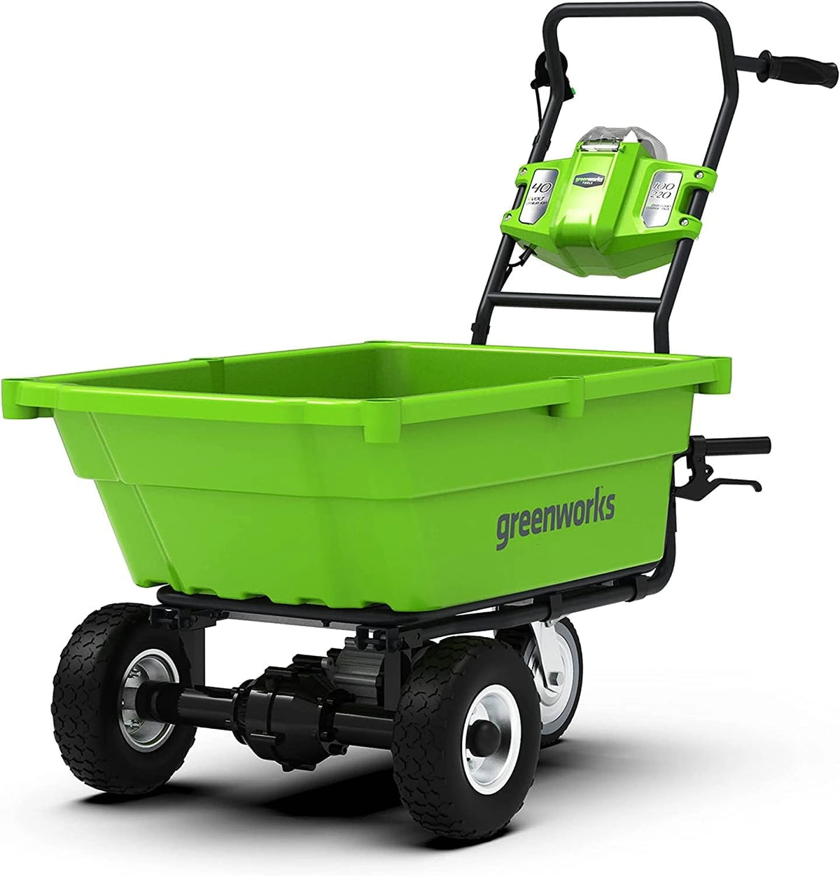 Greenworks Schubkarre G40GC, Grün