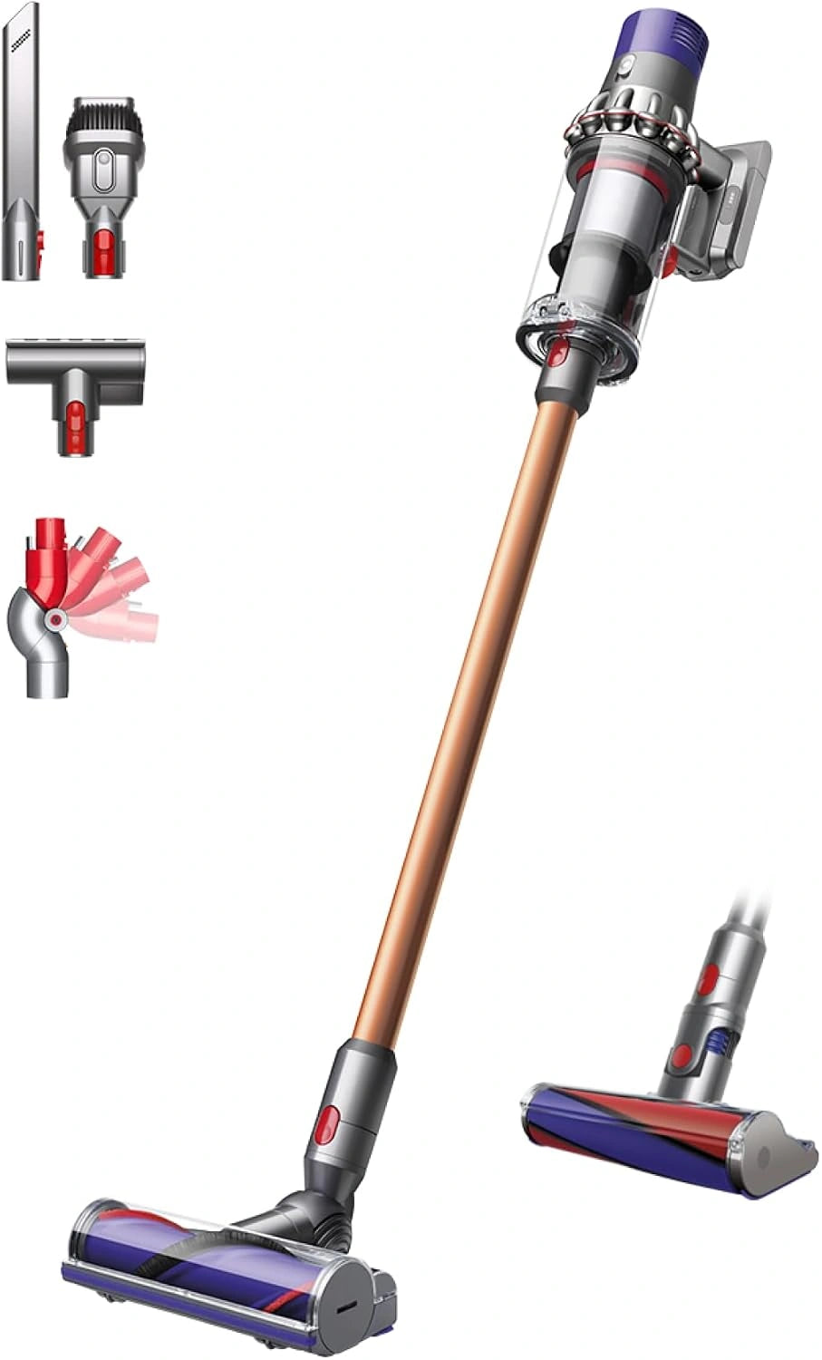 Dyson Cyclone V10 Absolute draadloze stofzuiger (nikkel/koper)