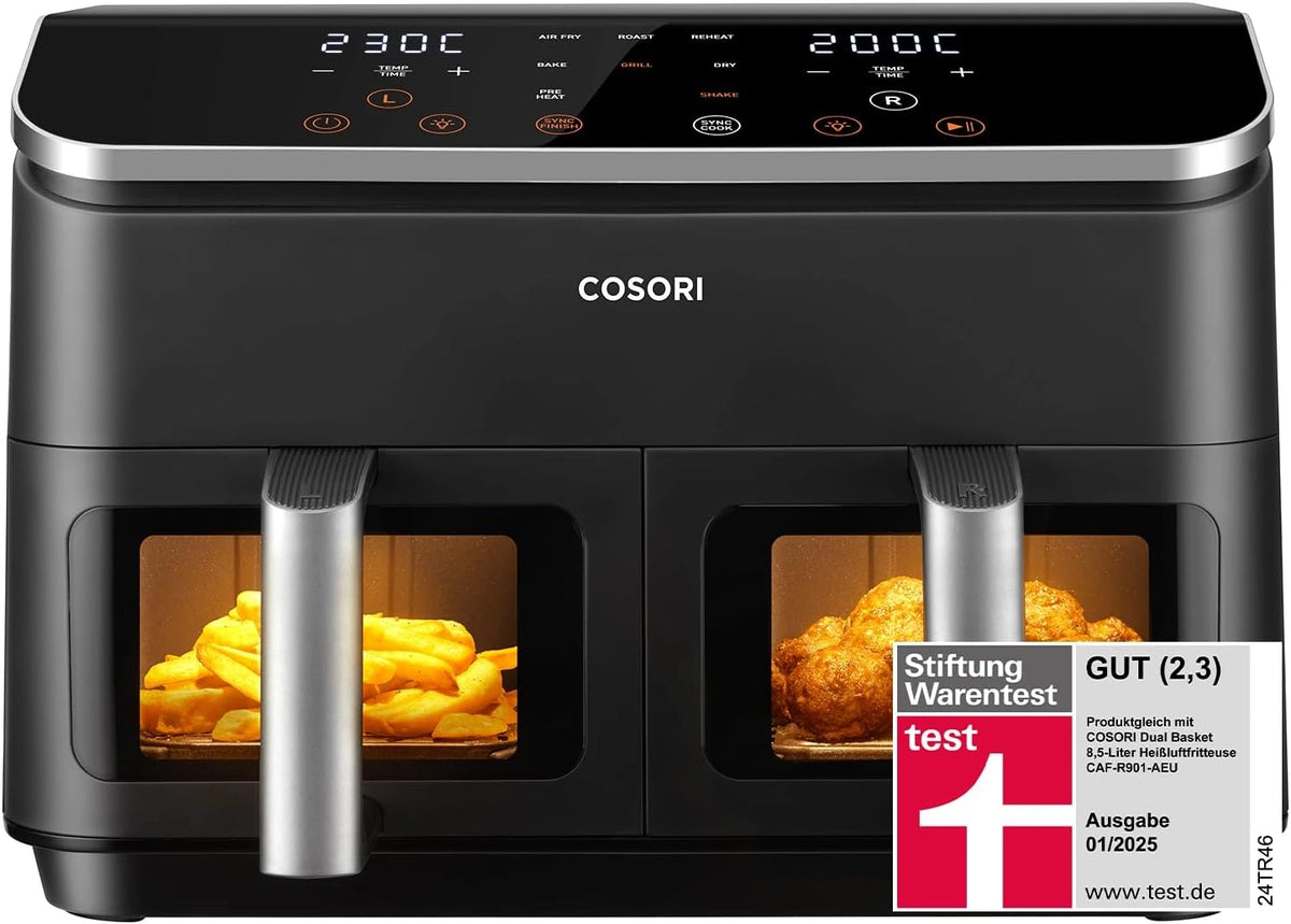 Cosori Heißluftfritteuse, 8.5 L