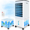 Airconditioning zonder afvoerslang, 10 l, 60 W, mobiele airconditioning met 12-uurs timer, 40 dB, oscillatie 120 graden, afneembaar watertank