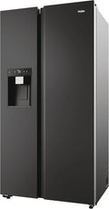 Haier dubbeldeurs koelvriescombinatie HSW79F18DIPT I dubbeldeurs koelkast met ijsblokjesdispenser, volledig vorstvrij, wifi en app