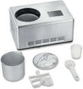 SEVERIN 2-in-1 ijsmachine met yoghurtfunctie, compressorijsmachine voor ijs, sorbet en bevroren yoghurt, ijsmachine inclusief twee ijscontainers