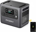 AFERIY Draagbaar Powerstation 2400W, 2048Wh LiFePO4 Batterij, bruin