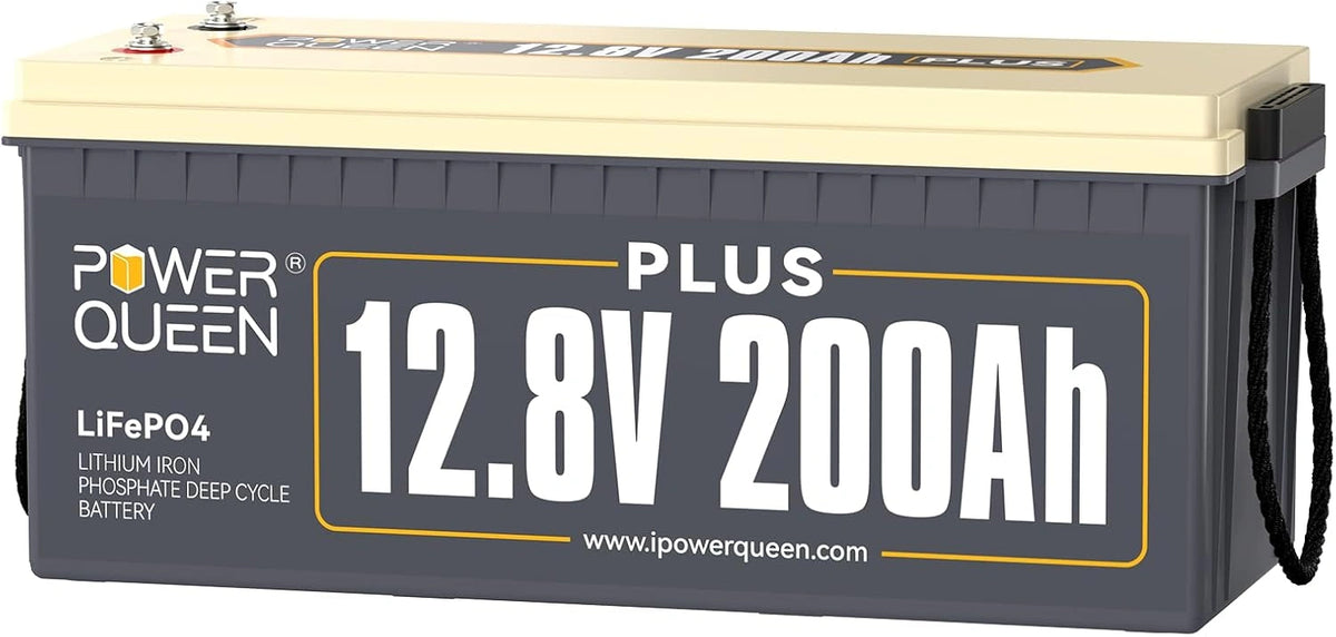 power queen Akku LiFePO4-Batterie, 200 Ah, 12 V