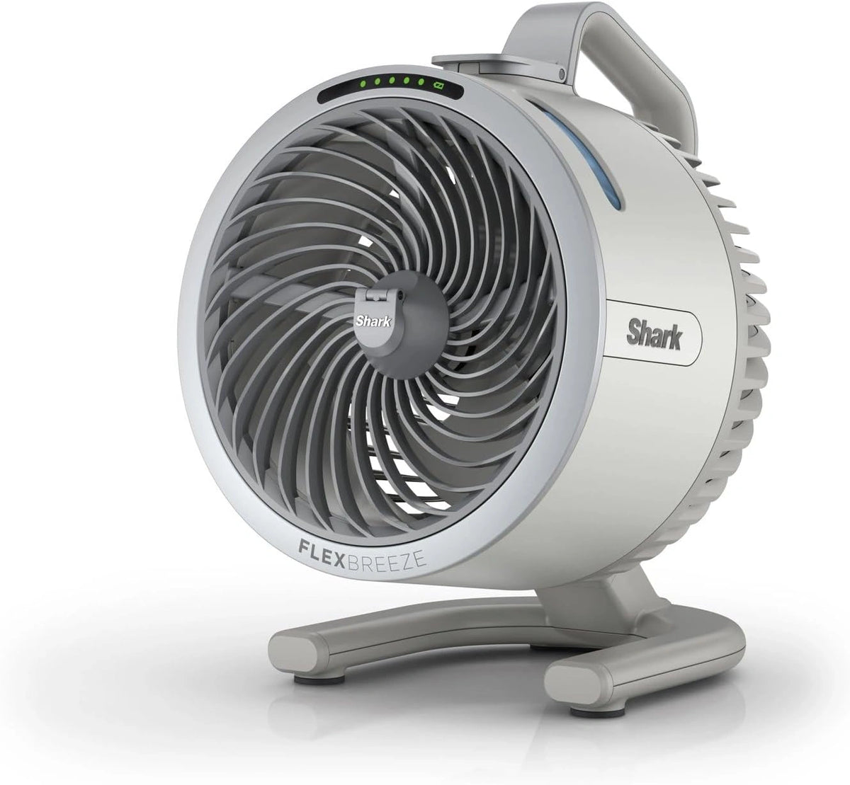 Shark FlexBreeze HydroGo, krachtige draagbare ventilator met verneveling, zilver