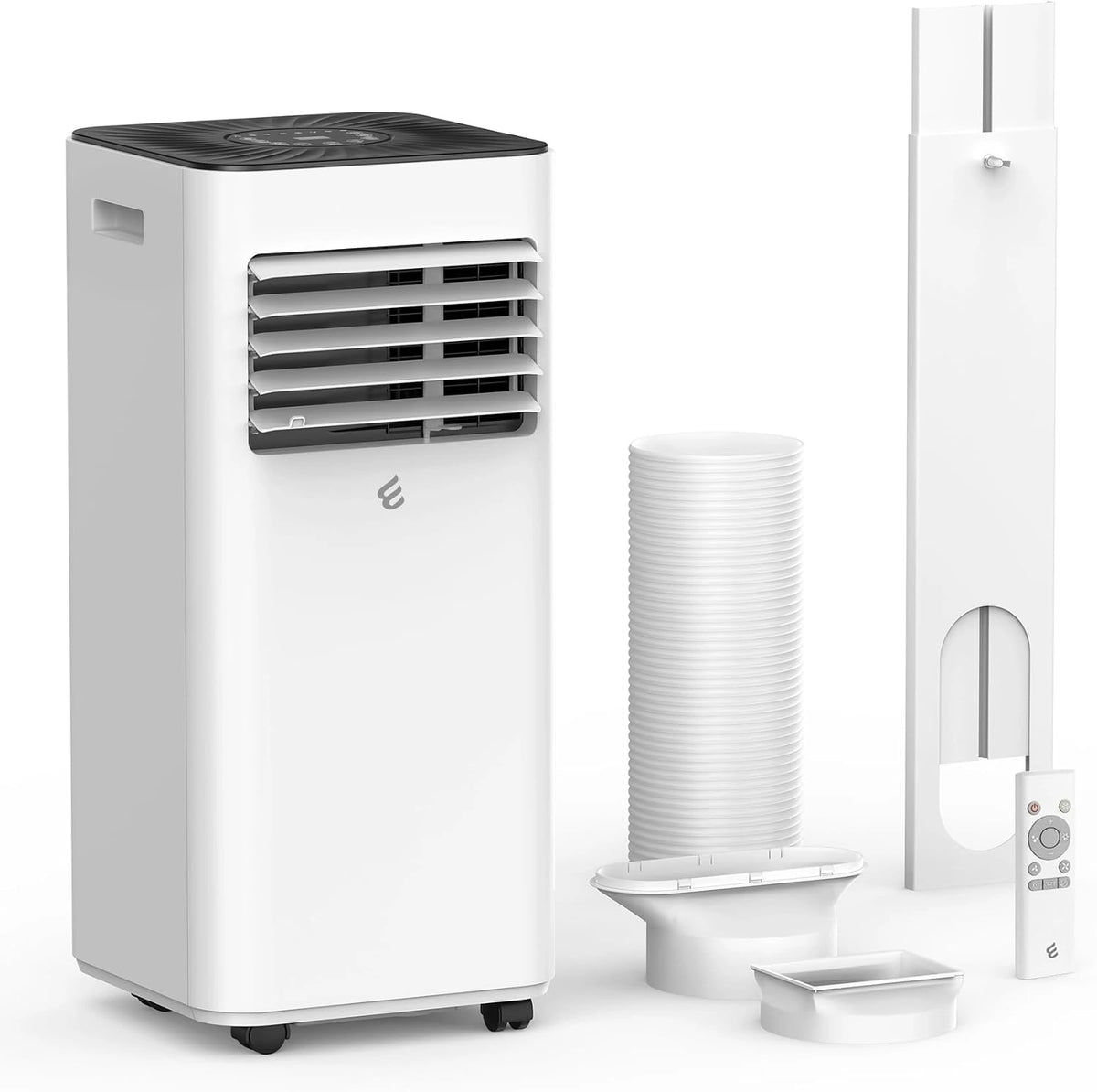 10.000 BTU Draagbare Airconditioners, Draagbare AC met Afstandsbediening voor Ruimte tot 450 vierkante voet 3-in-1 Airconditioner met