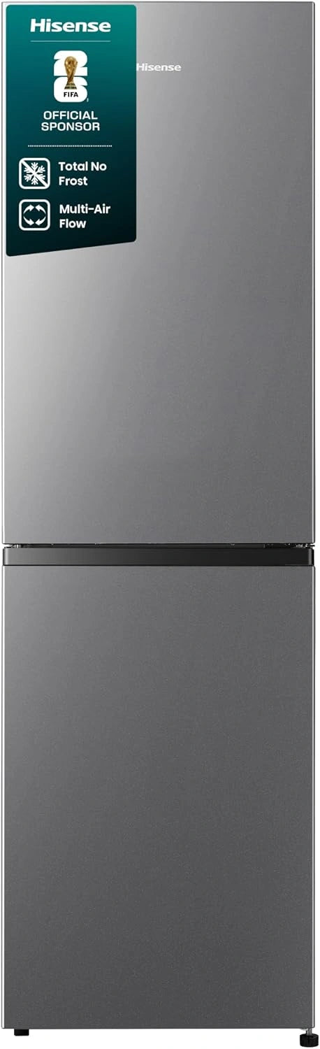 Hisense Kühl-Gefrierkombination RB327N4AD2, 171 L, Edelstahl