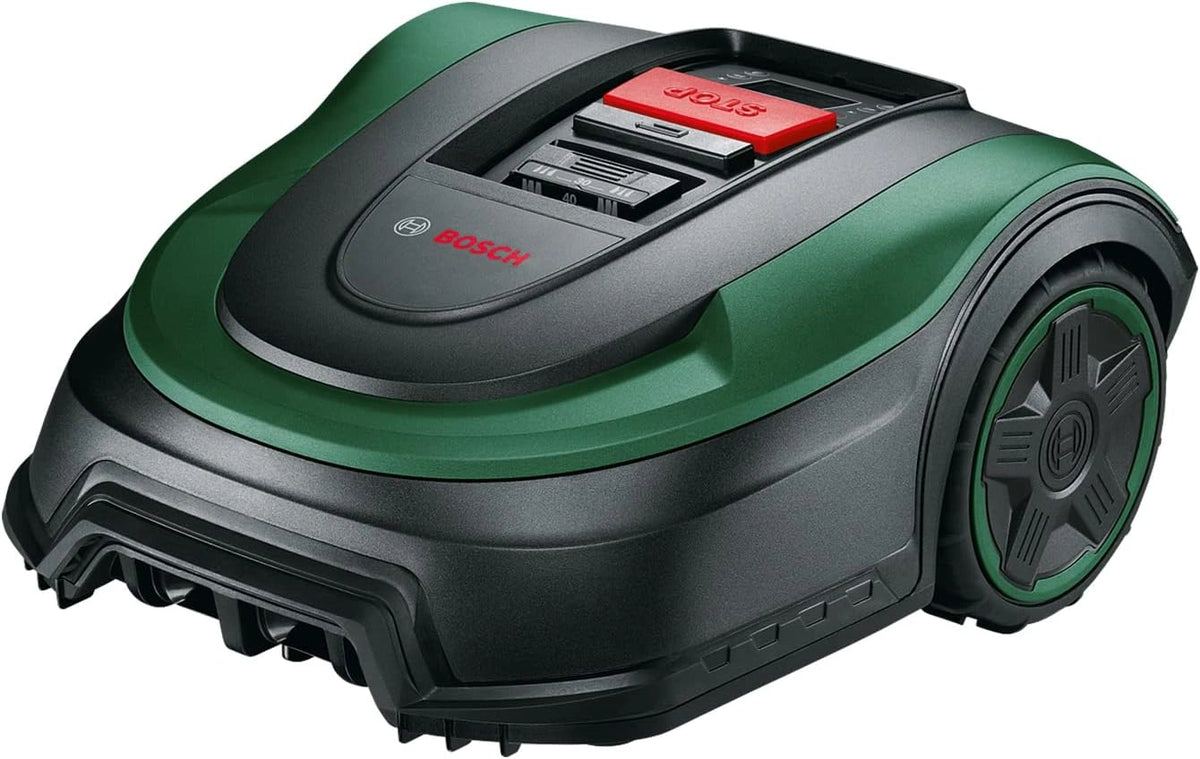 Bosch Home en Garden Indego S+ 500 robotmaaier (met 18V-batterij en app-functie, inclusief laadstation, maaibreedte 19 cm, voor gazons tot 500 m²