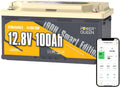power queen Akku H190, 100 Ah, 12 V, Bluetooth