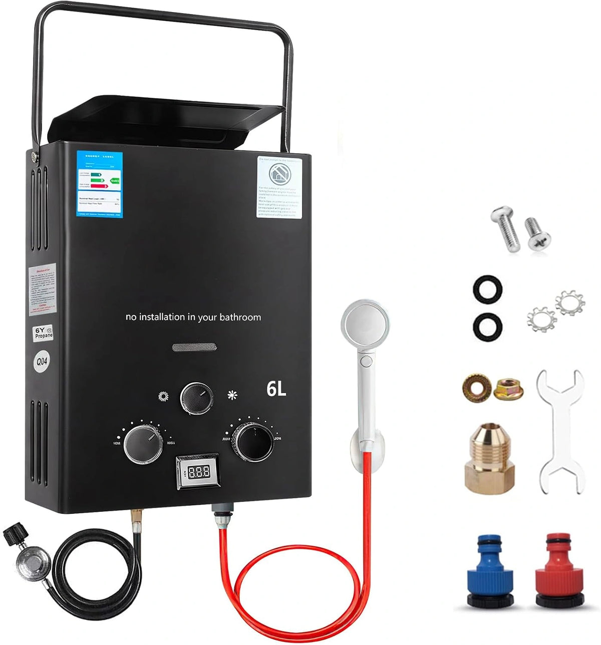 Vulaop Warmwasserbereiter, 6 L