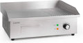 Klarstein Elektrische grill, grillplaat, elektrische grillplaat, tafelgrill, elektrische grill van roestvrij staal, spatbescherming en opvangbak