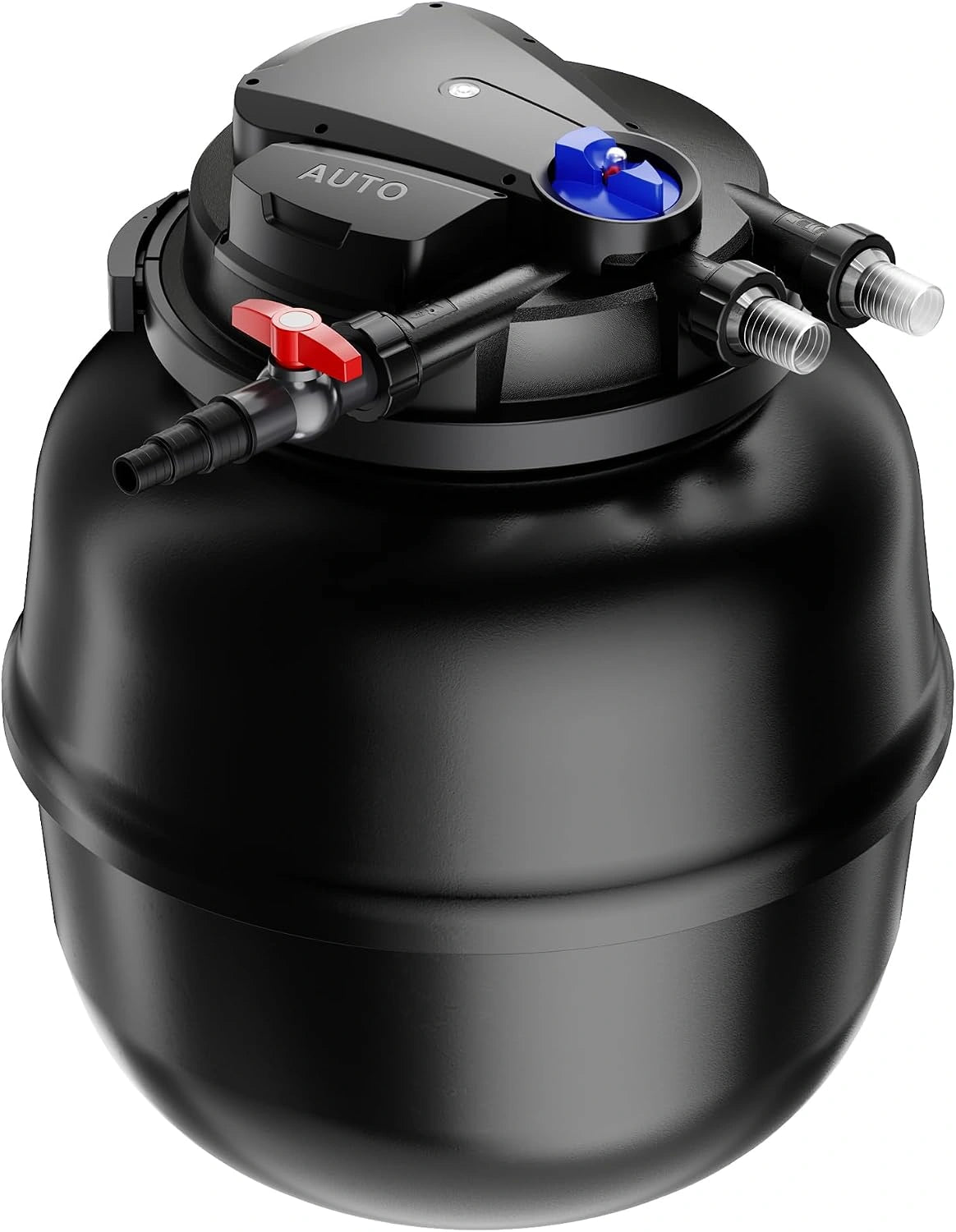 SunSun CPA-50000 drukvijverfilter met ingebouwde UVC-eenheid 55W voor vijvers tot 80000 liter, zwart/grijs
