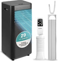 SereneLife Mobiele Airconditioning 7000 BTU, Draagbare Airco met Koelen, Ventilator en Ontvochtiger