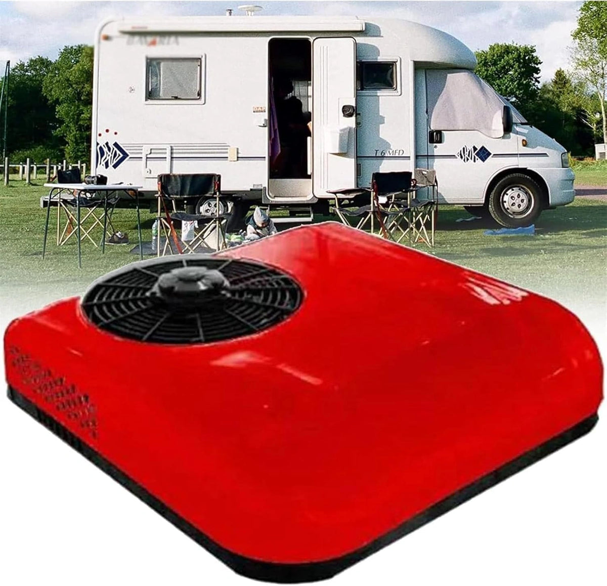 12v / 24v Dak-Dc-Airconditioner, Vrachtwagen-Camper-Dak-Airconditioner, Snelle Koeling En Verwarming