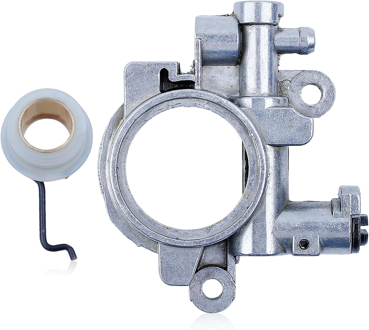 Oliepomp met wormwielset, voor Stihl Ms290 Ms390 Ms310 Ms311 Ms391 Ms390 029 039 kettingzagen, 1127 640 3204 1127 640 3200, zilver