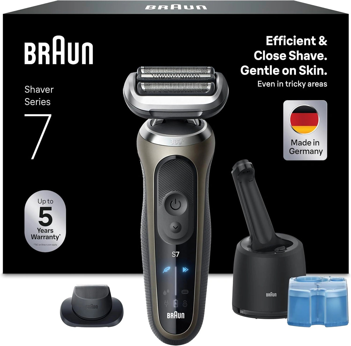 Braun Elektrorasierer, Gold
