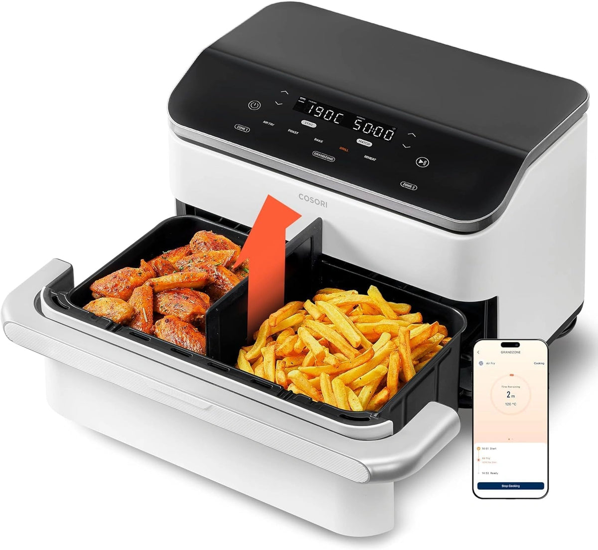 Cosori Heißluftfritteuse, 10 L