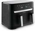 Moulinex Dual Easy Fry Dual Air friteuse, 7 programma's EZ9018, zwart