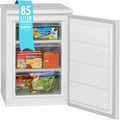 Bomann® Vrieskast, inhoud 85 liter, kleine vriezer met 3 vriesladen en ijsblokjesschaal, mini-koelkast met traploze temperatuurregeling