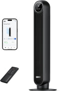 Dreo Smart stille torenventilator, app en spraakbediening, 90° oscillerende ventilator met afstandsbediening, 4 modi, 4 snelheden, 8 uur timer