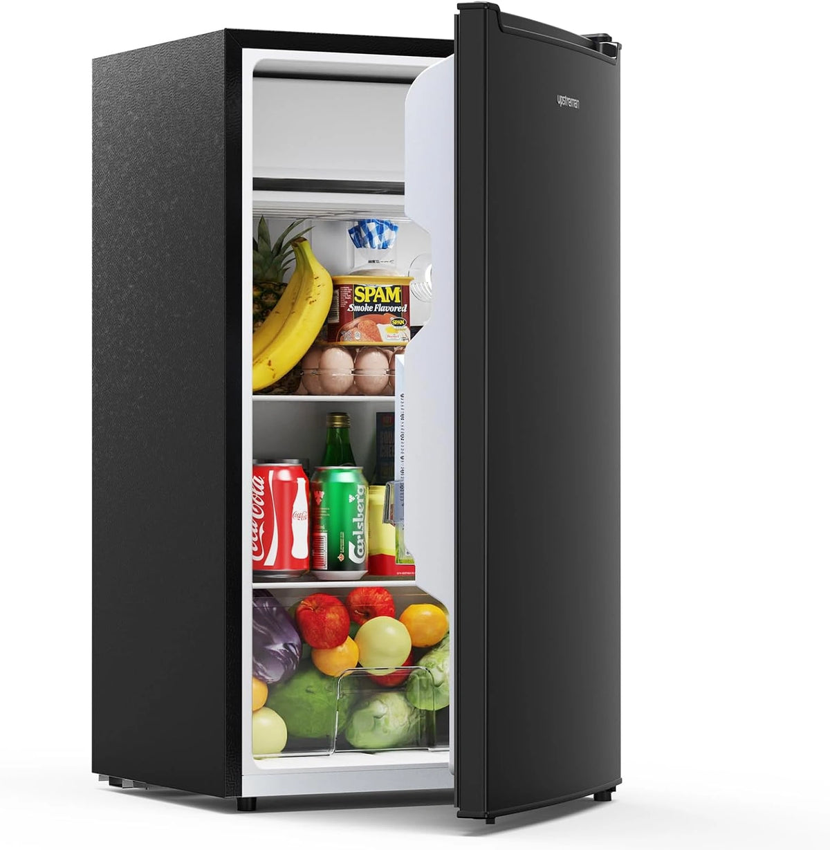 Upstreman Kühlschrank, 85 L, Schwarz
