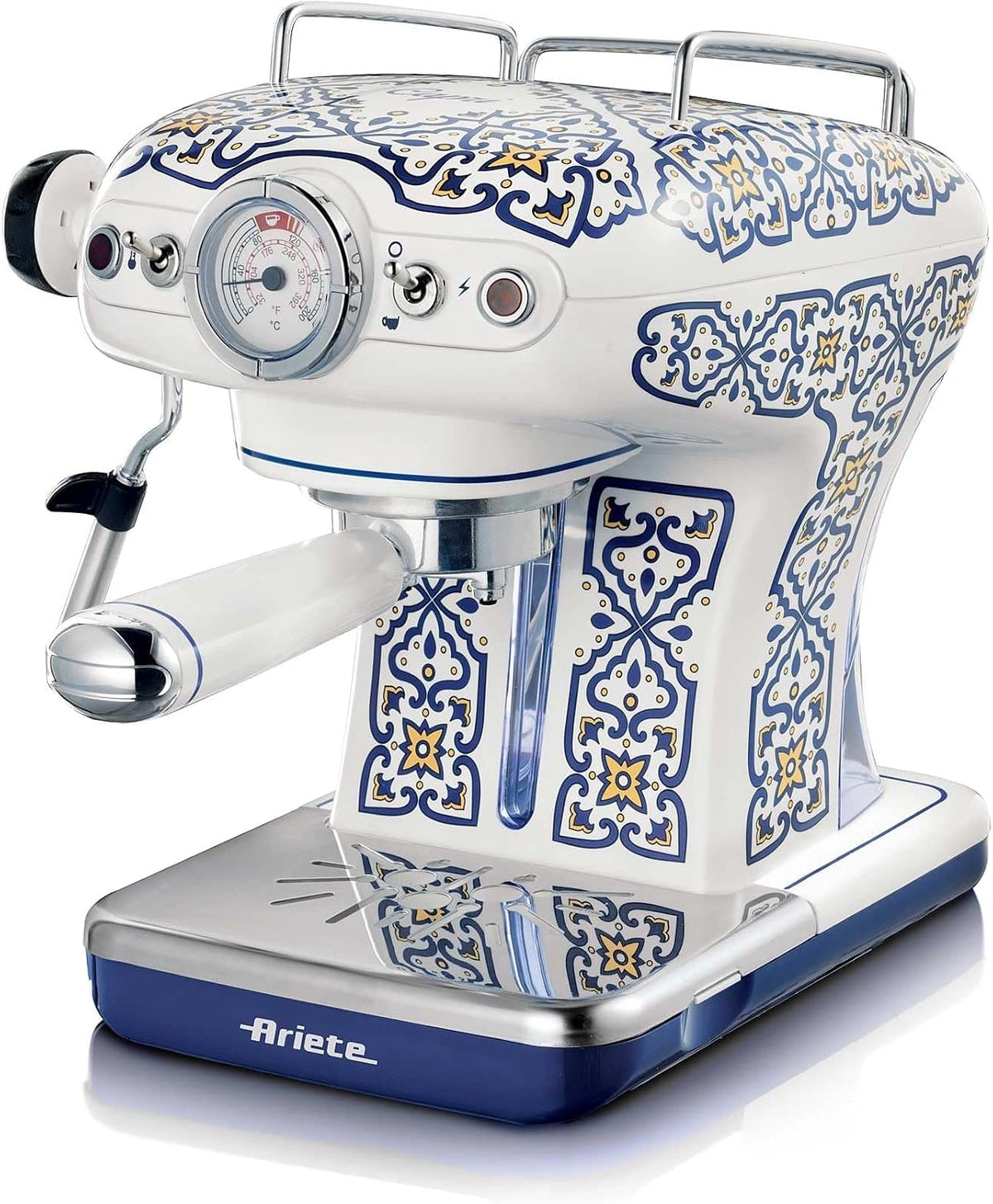 Ariete Espressomaschine Espresso 1389, Edelstahl