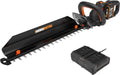 WORX 36V (40V Max) Telescoop Heckenscheer WG286E.1, PowerShare, Borstelloos, 58 cm Snijlengte, Max. 27 mm Snijdikte, 2 STK. 2.0 Ah Accu, zwart