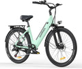 HillMiles 26' Elektrische fiets voor volwassenen, actieradius tot 100 km, zwart