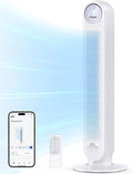 Dreo DR-HTF007S Smart Tower ventilator met wifi-functie stille ventilator met voice control & afstandsbediening 90 oscillating 4 modi 4 snelheden 8H