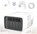 Mobiele Airconditioning voor Camping, 2700 BTU Kleine Airco voor Vrachtwagencabine, Tent, Camper, Inclusief Flexibele Afvoerslang, grijs