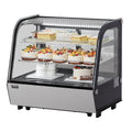 VEVOR Koelvitrine koelkastvitrine gebak vitrine bakkerijvitrine 115 L, 2-traps commerciële koelvitrinekast met ledverlichting & turbo-koeling &