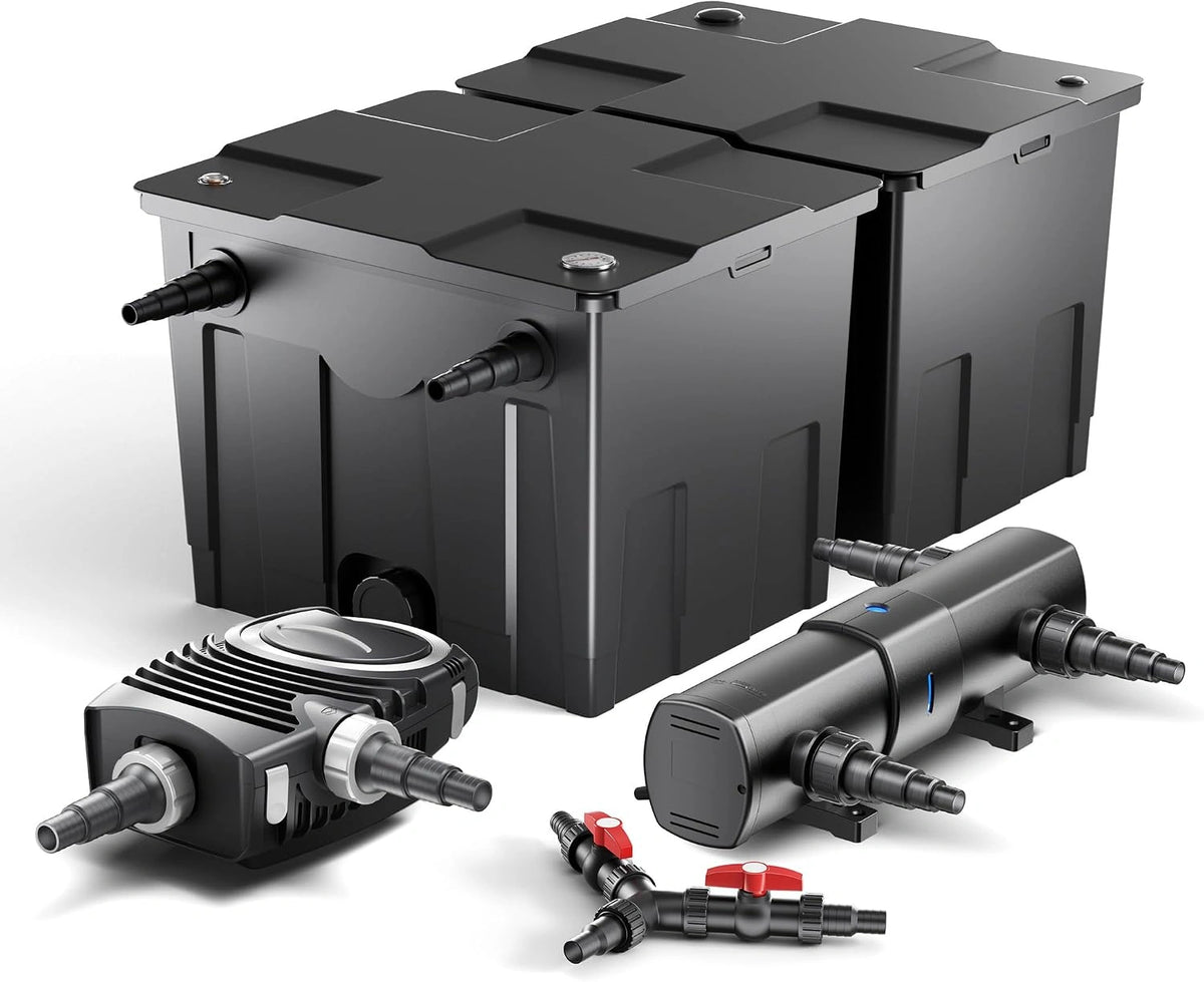 SunSun Complete vijverfilterset CBF-350B tot 60000 L, bruin/grijs