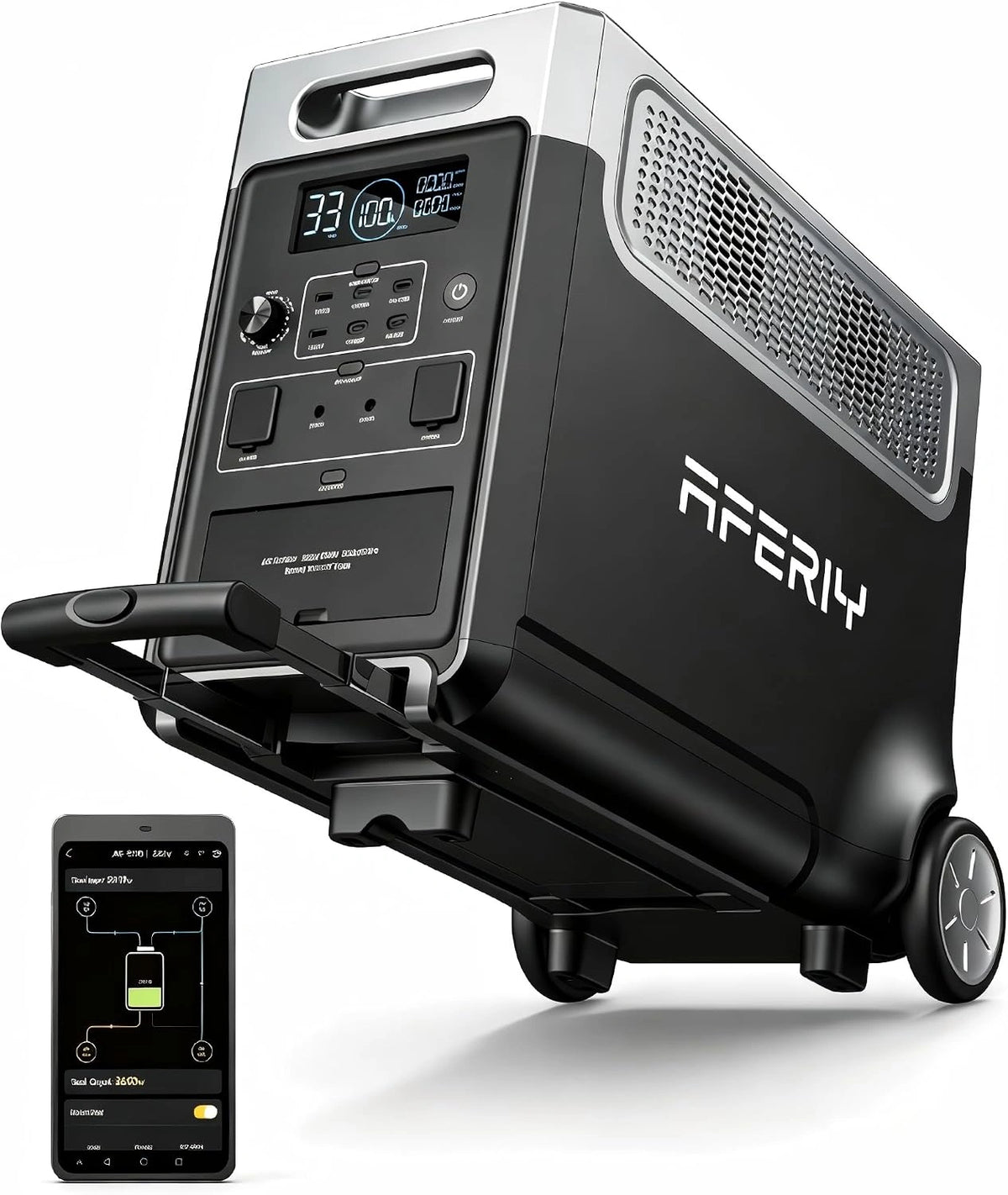 AFERIY Tragbare Powerstation 3600W3840Wh, 3840 Wh