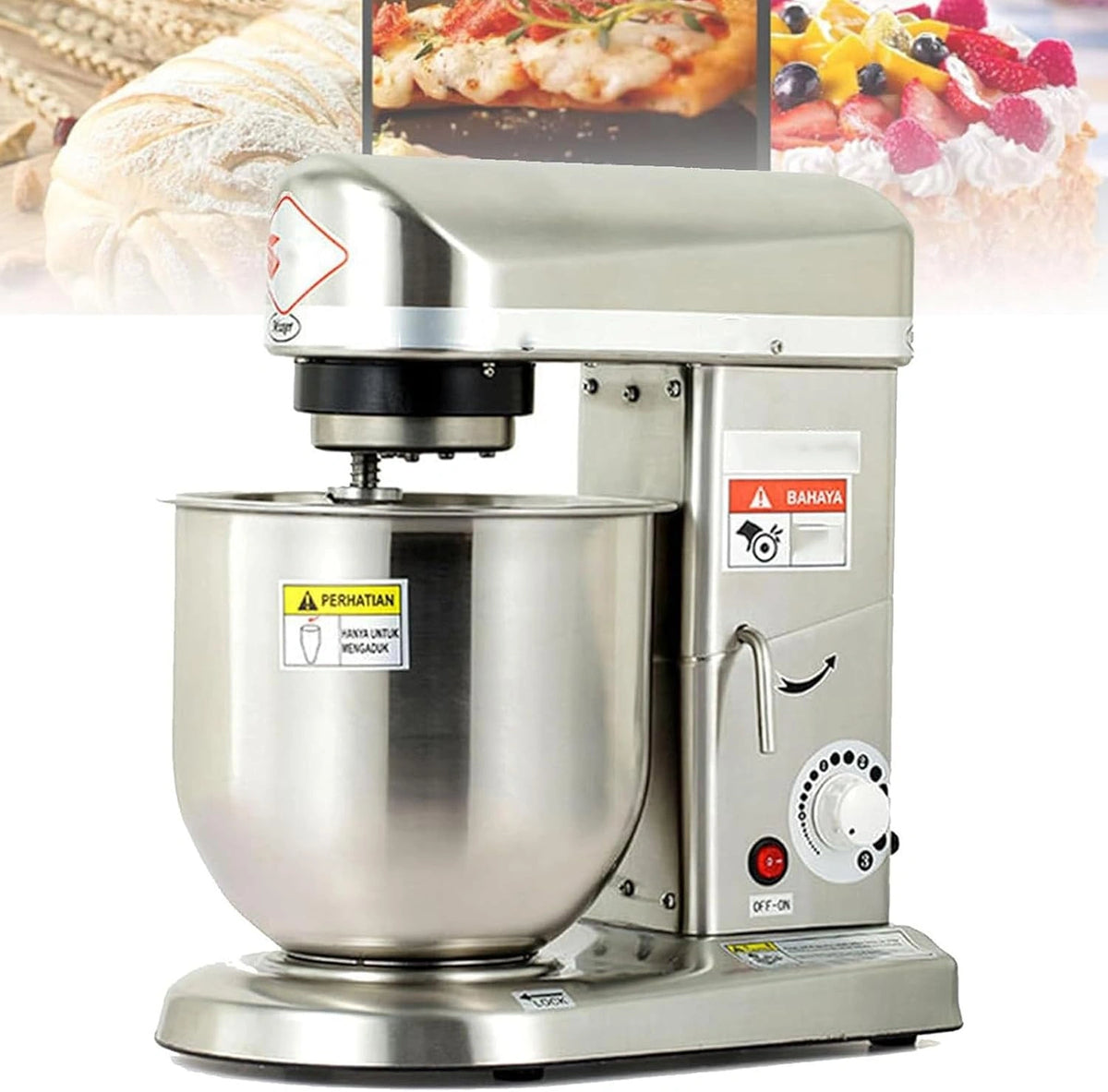 NzEupno Standmixer, Silber