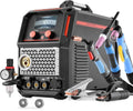 VEVOR 5-in-1 Plasmasnijder lascombinatie, CUT/TIG/Gas MIG/Flux MIG/MMA, 50A contactloze plasmasnijmachine en 200A synergetische lasser