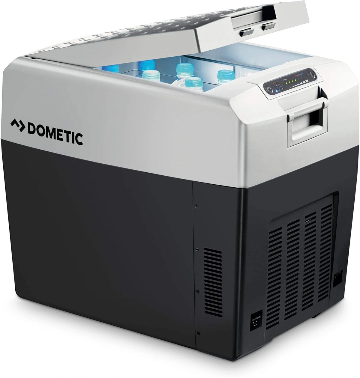 DOMETIC TropiCool TCX 35 Draagbare elektrische Koelbox, 33 Liter, 12/24 Volt DC en 100-240 V AC, Mini koelkast voor auto, vrachtwagen
