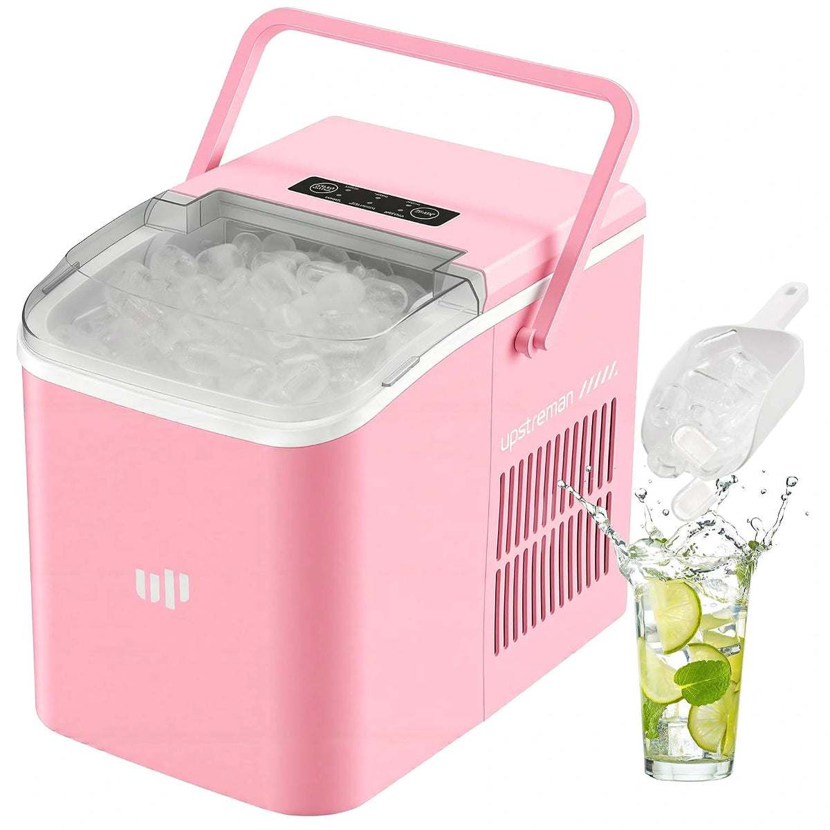 Upstreman Kleine IJsblokjesmachine BI12-Roze