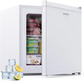 Upstreman 35 liter Mini Vriezer, -21°C, 4 Sterren, Kleine Diepvries, Omkeerbare Deur, Stil, Energiezuinig, voor Kantoor, Keuken, Studentenkamer