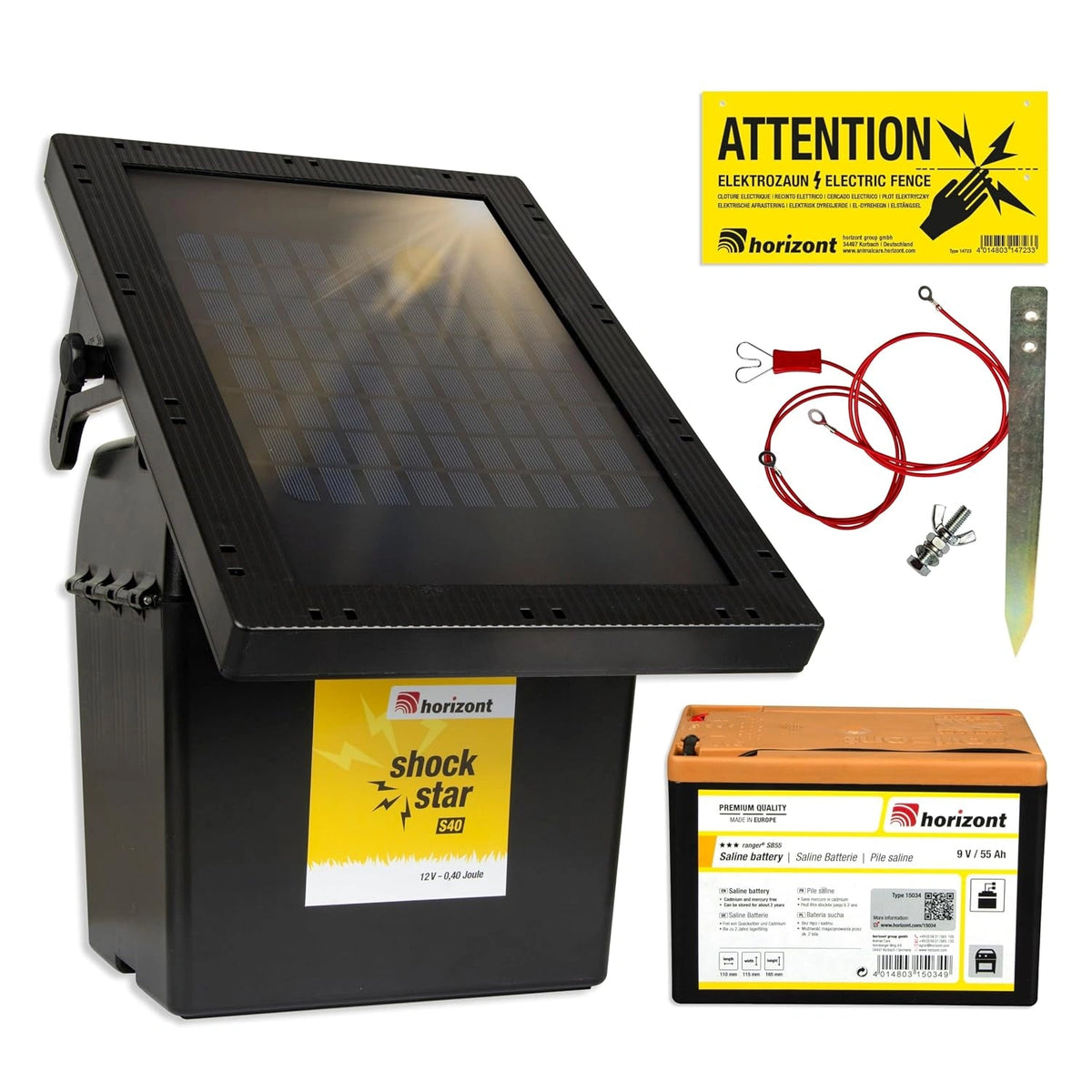 horizont Solaranlage S40, 9 V