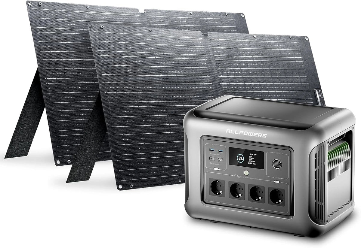 ALLPOWERS Tragbare Powerstation R1500, 1056 Wh, 100 W