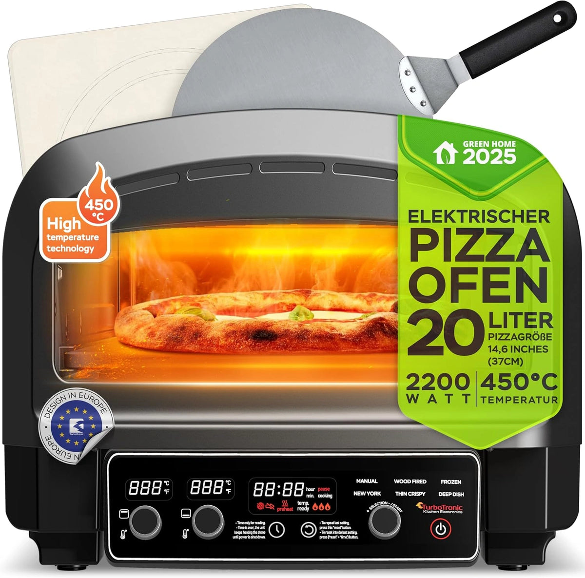 TurboTronic By Z-LINE Pizzaofen, 2200 W