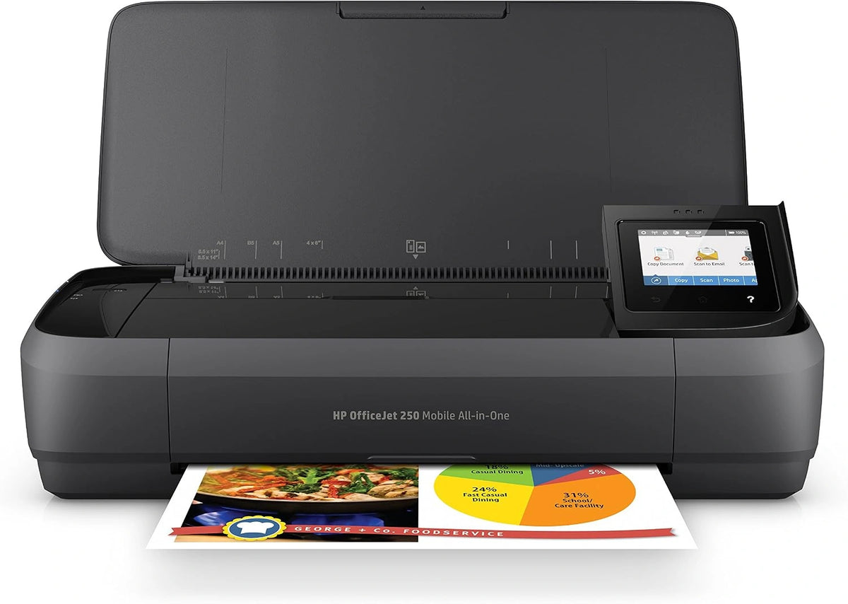HP Drucker OfficeJet 250, WLAN, Schwarz