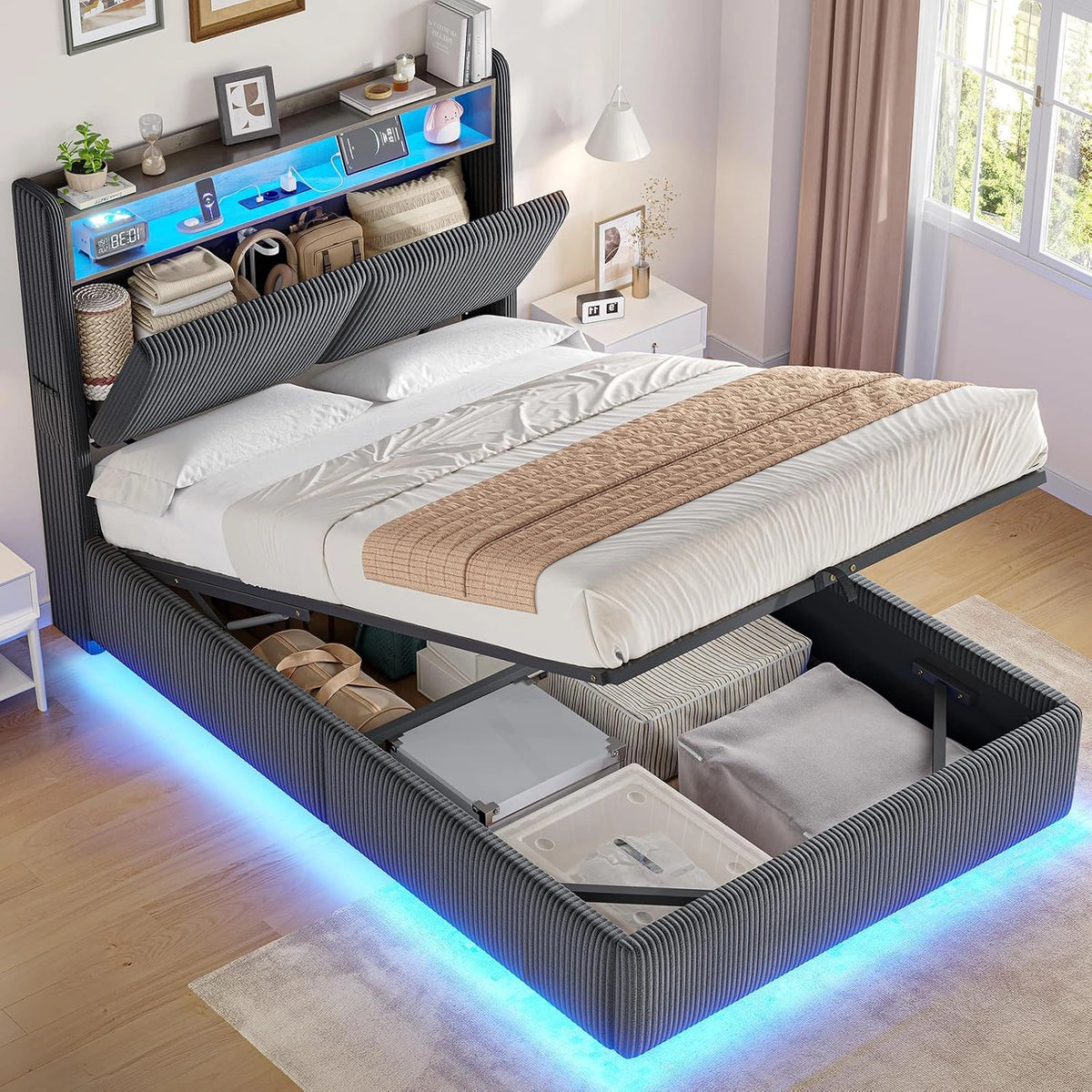 AOGLLATI Bett 90x200, 90 × 200 cm