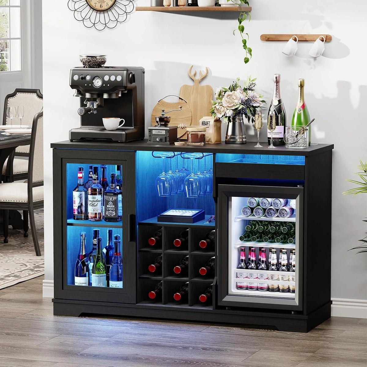 BROTTAR Weinkühlschrank, Schwarz