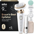 Braun Elektrorasierer, Weiß und Gold